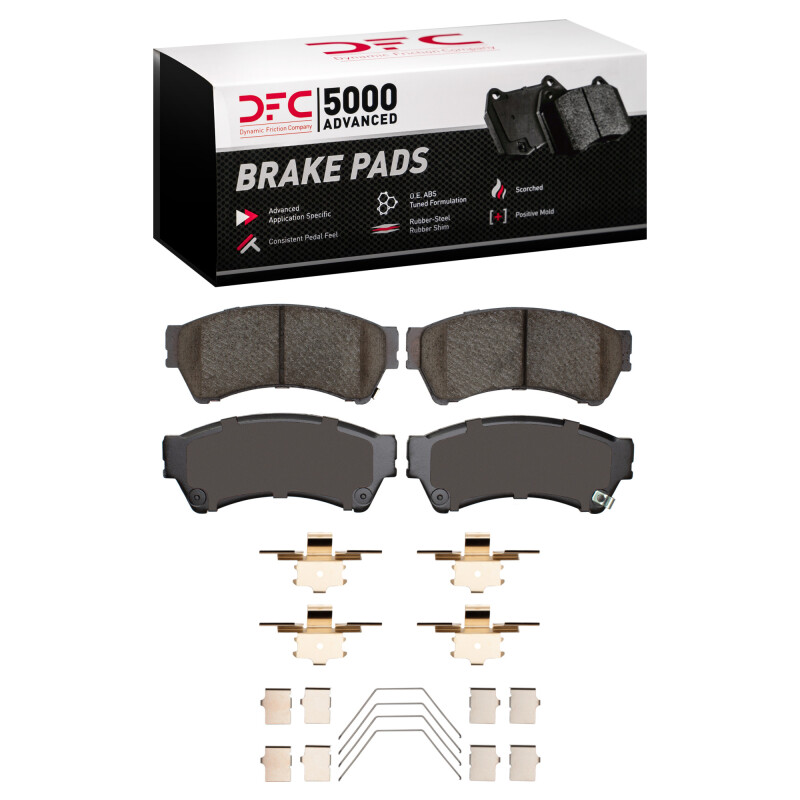 Picture of DFC 06-13 Mazda 6 Front 5000 Advanced Ceramic Brake Pads and Hardware Kit