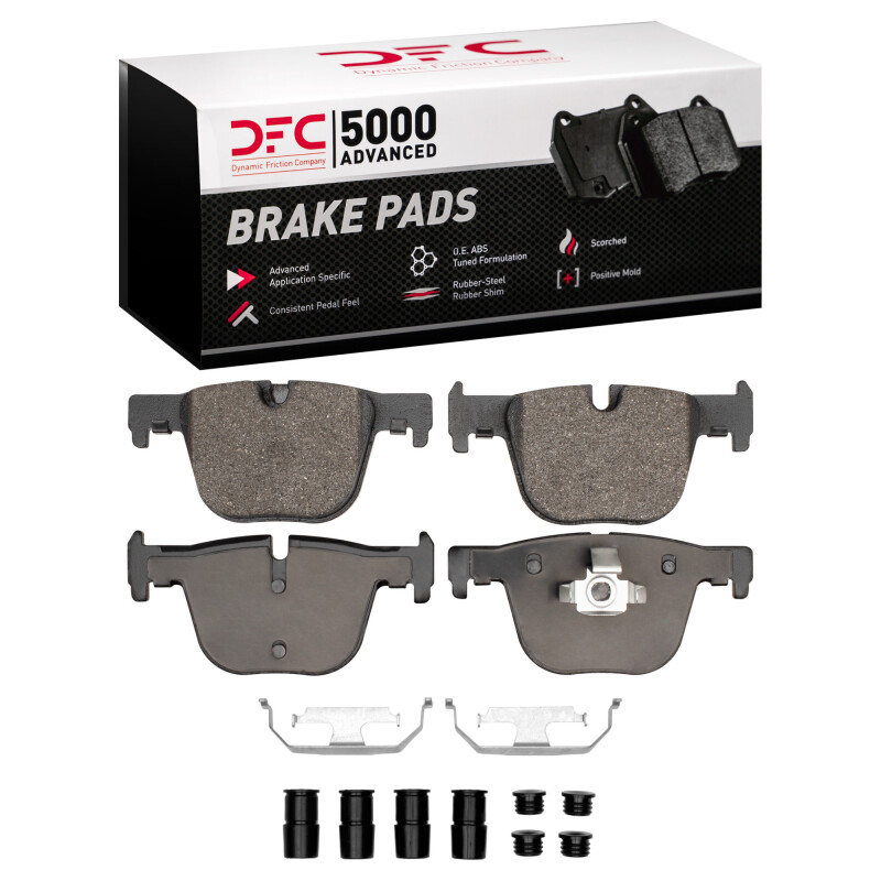 Picture of DFC 12-20 BMW 435i Rear 5000 Advanced Low Metallic Brake Pads and Hardware Kit