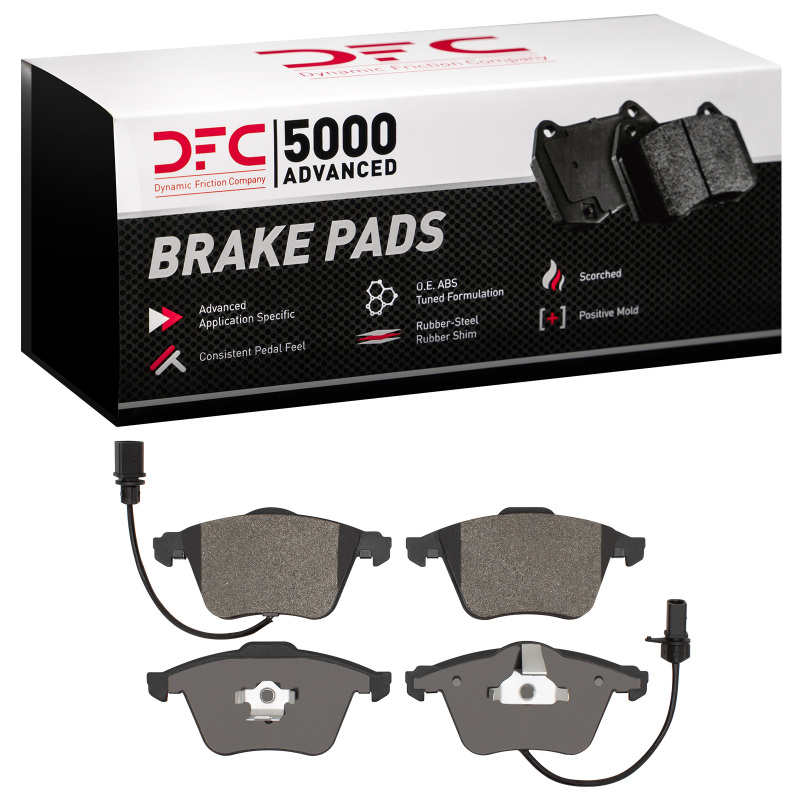 Picture of DFC 04-11 Audi A6 (USA/Canada) Front 5000 Advanced Low Metallic Brake Pads