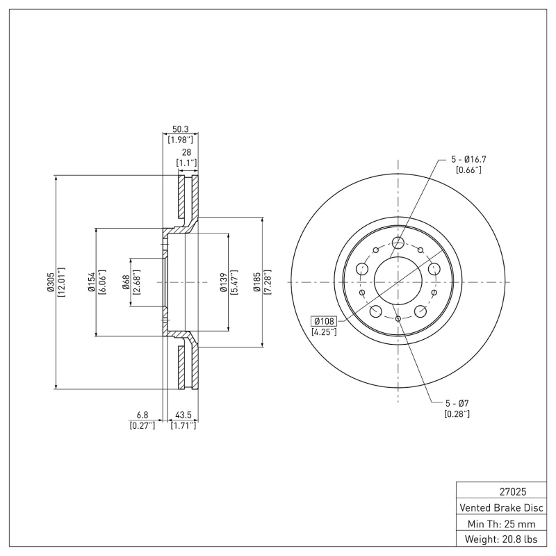 Picture of DFC 99-09 Volvo S60/V70/S80 Front GeoSPEC Coated Rotor