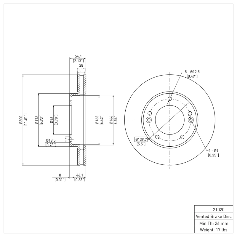 Picture of DFC 03-06 Kia Sorento Front Brake Rotor
