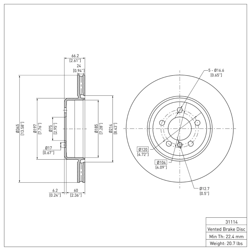 Picture of DFC 13-21 BMW 440I xDrive CONVERTIBLE Rear Brake Rotor