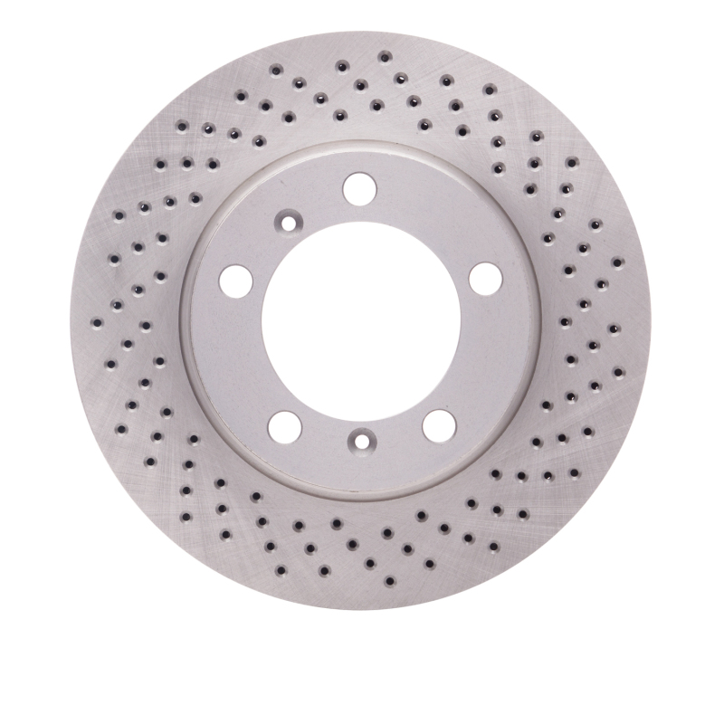 Picture of DFC 05-08 Porsche Boxster Right Front Drilled Brake Rotor