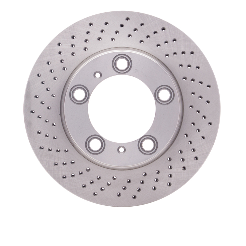 Picture of DFC 05-08 Porsche Cayman Left Front Drilled Brake Rotor