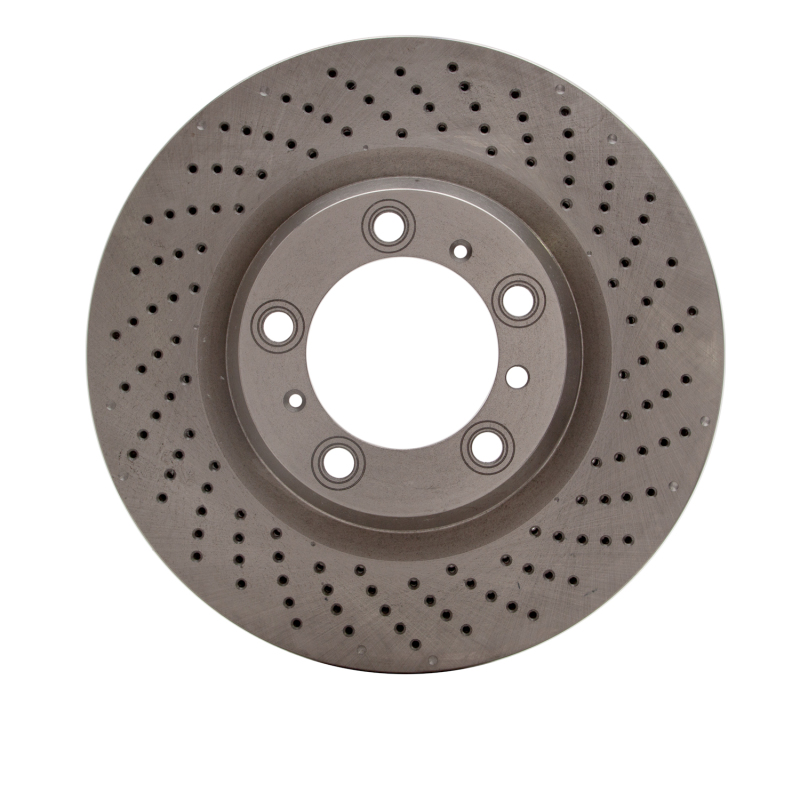 Picture of DFC 07-13 Porsche 911 Right Rear Drilled Brake Rotor