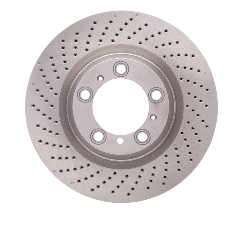 Picture of DFC 07-13 Porsche 911 Left Rear Drilled Brake Rotor