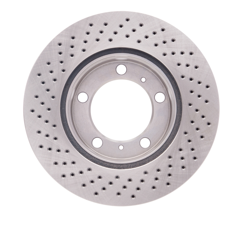 Picture of DFC 05-08 Porsche Boxster Right Front Drilled Brake Rotor