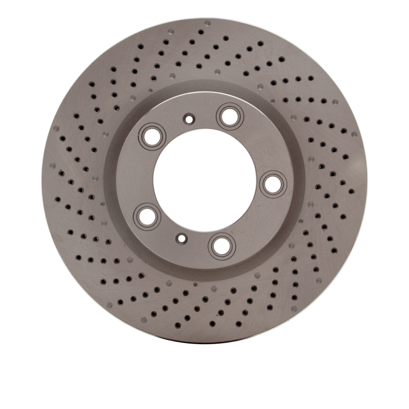 Picture of DFC 09-23 Porsche 718 Boxster Left Front Drilled Brake Rotor