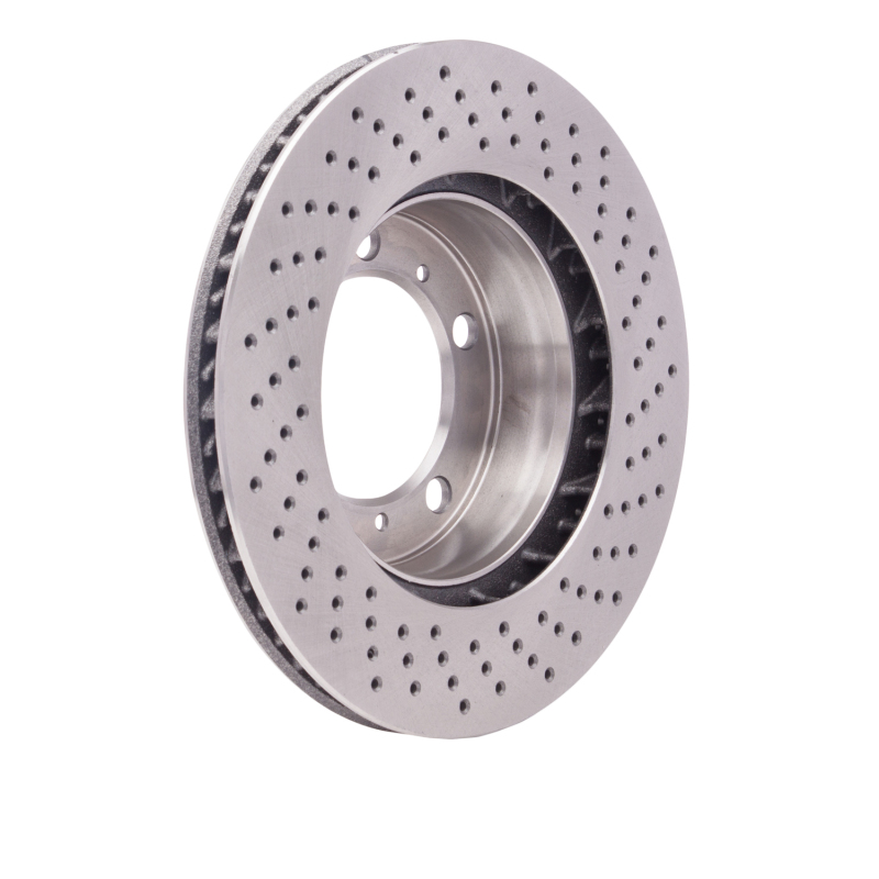 Picture of DFC 05-08 Porsche Cayman Left Front Drilled Brake Rotor