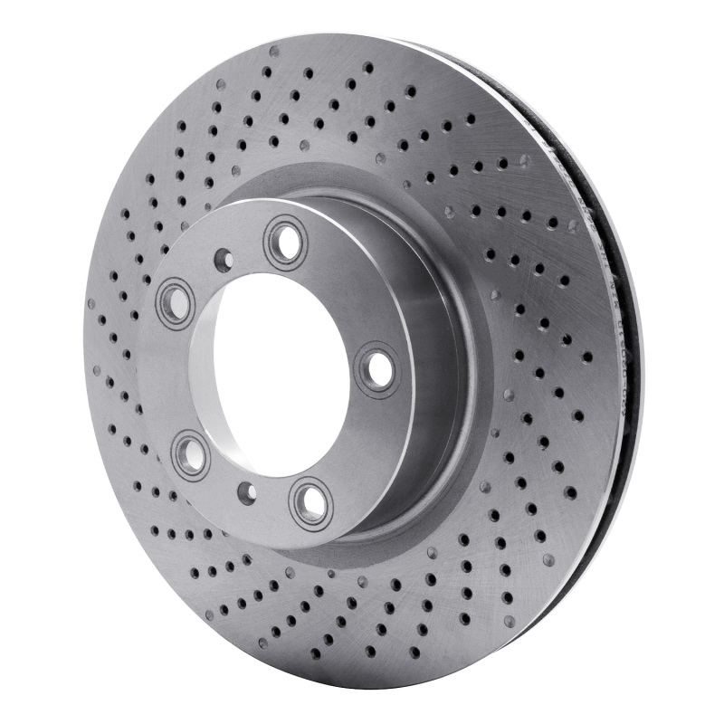 Picture of DFC 09-23 Porsche 718 Boxster Left Front Drilled Brake Rotor