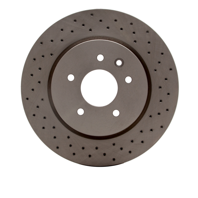 Picture of DFC 00-06 Jaguar XKR Rear Drilled Brake Rotor