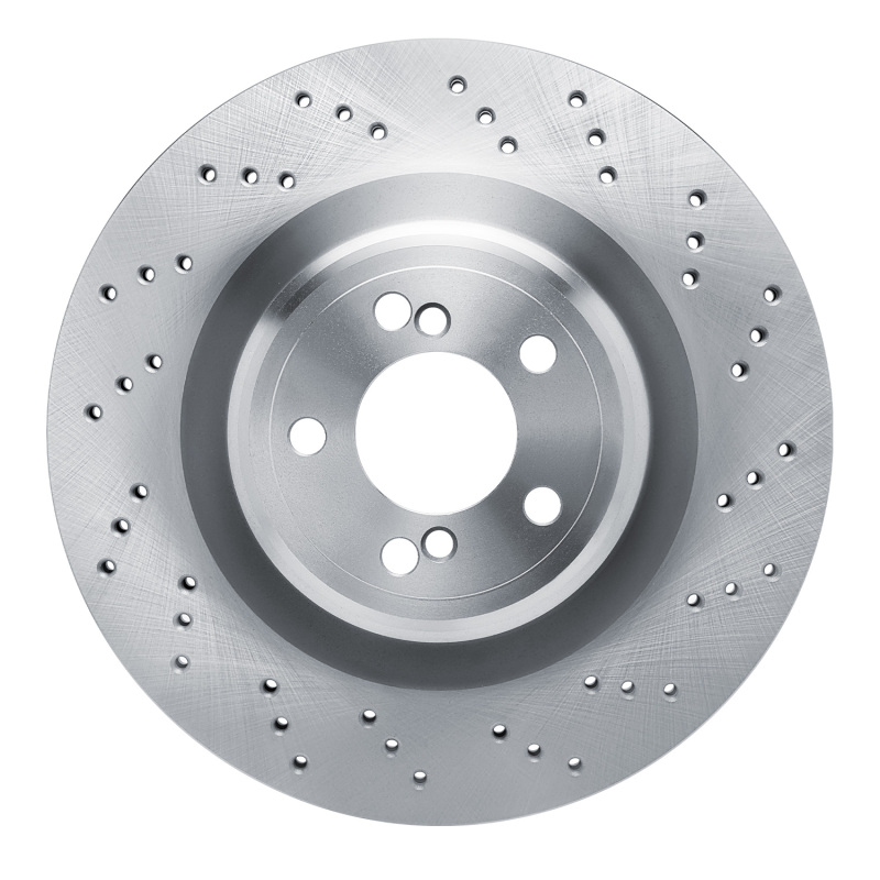 Picture of DFC 15-19 BMW X5 Right Rear Drilled Brake Rotor
