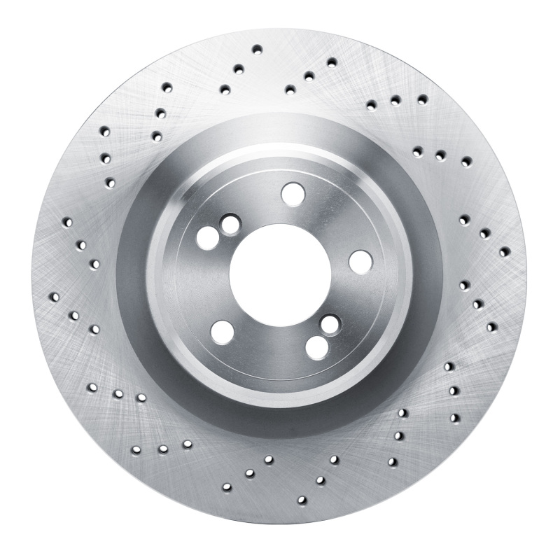 Picture of DFC 15-19 BMW X6 Left Rear Drilled Brake Rotor