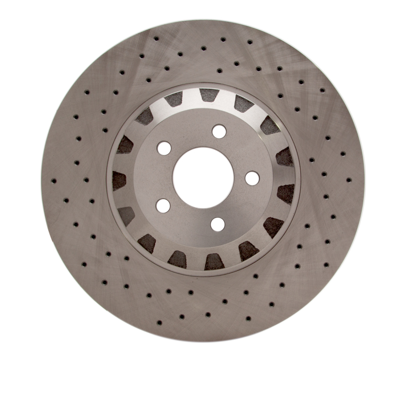 Picture of DFC 16-18 Ford Mustang Right Front Drilled Brake Rotor