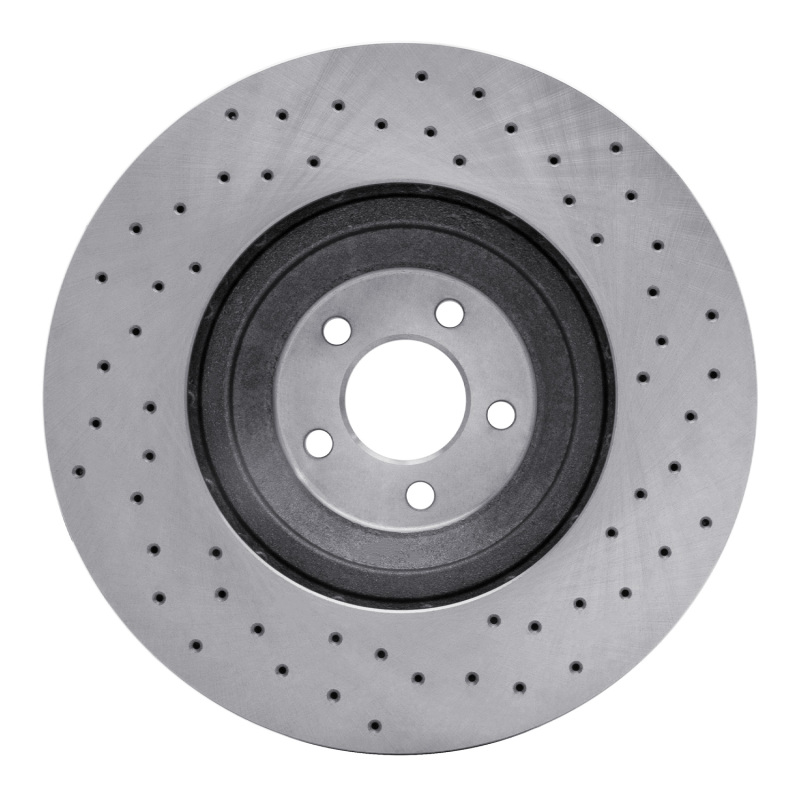Picture of DFC 16-18 Ford Mustang Right Front Drilled Brake Rotor