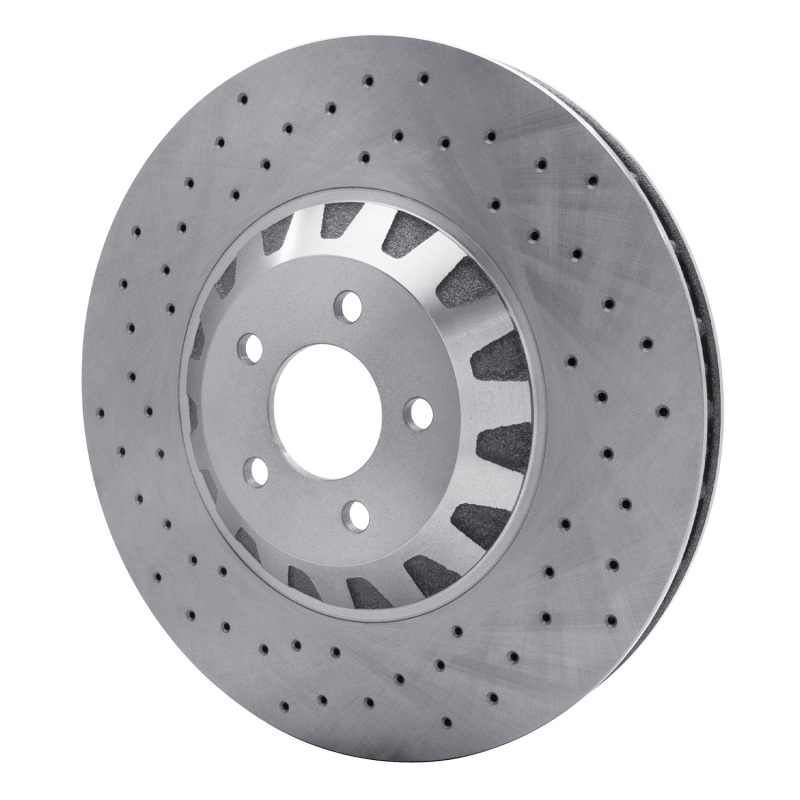 Picture of DFC 16-18 Ford Mustang Right Front Drilled Brake Rotor