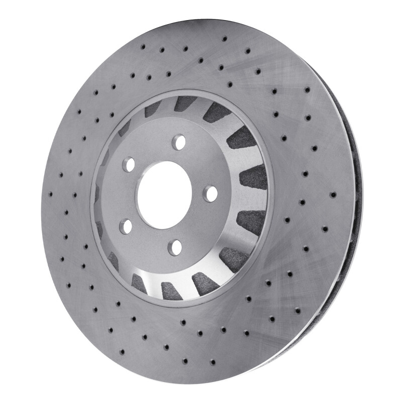 Picture of DFC 16-18 Ford Mustang Left Front Drilled Brake Rotor