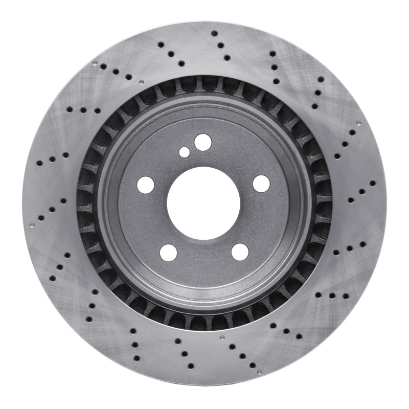 Picture of DFC 10-14 Mercedes-Benz CL550 Rear Drilled Brake Rotor