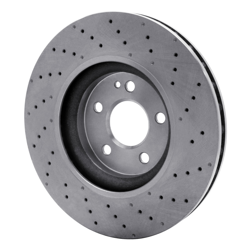 Picture of DFC 14-20 Infiniti QX30 Front Drilled Brake Rotor
