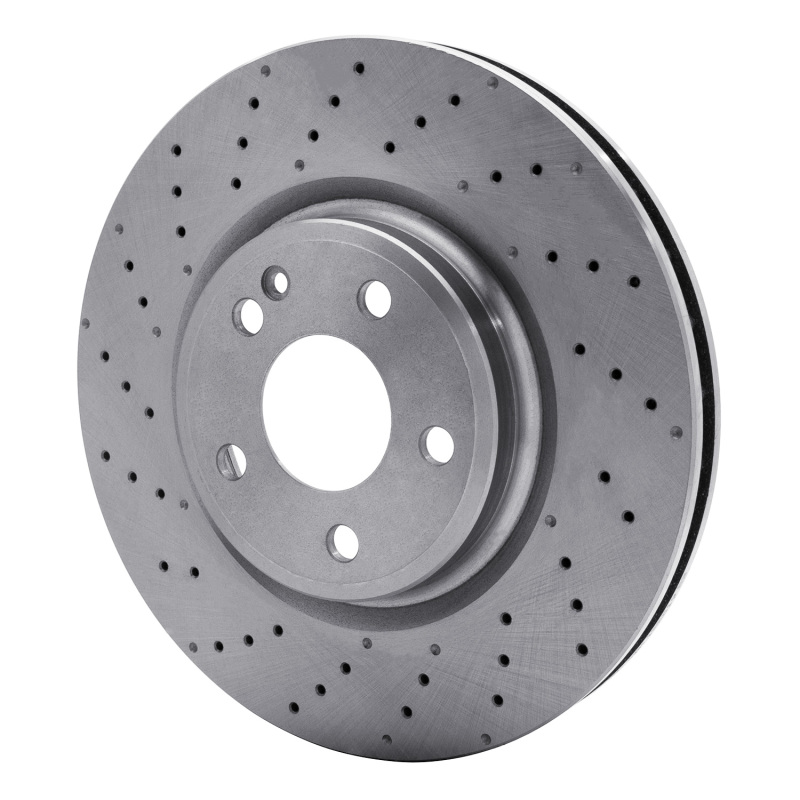 Picture of DFC 14-20 Infiniti QX30 Front Drilled Brake Rotor