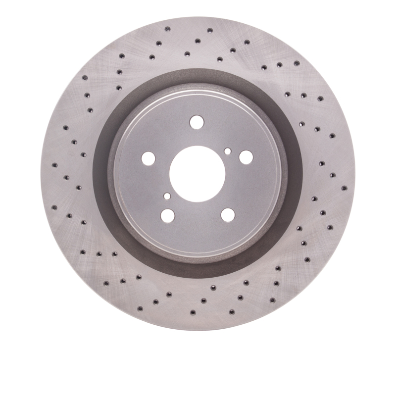 Picture of DFC 08-14 Lexus IS F Front Drilled Brake Rotor