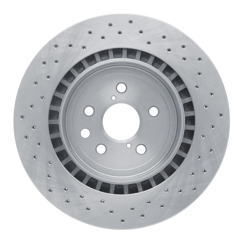 Picture of DFC 08-14 Lexus IS F Rear Drilled Brake Rotor