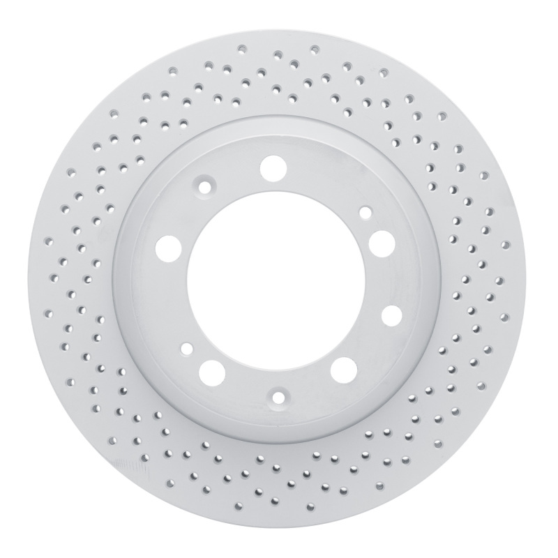 Picture of DFC 94-98 Porsche 911 Rear Drilled GeoSPEC Coated Rotor