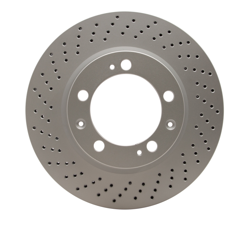 Picture of DFC 94-98 Porsche 911 Left Front Drilled GeoSPEC Coated Rotor