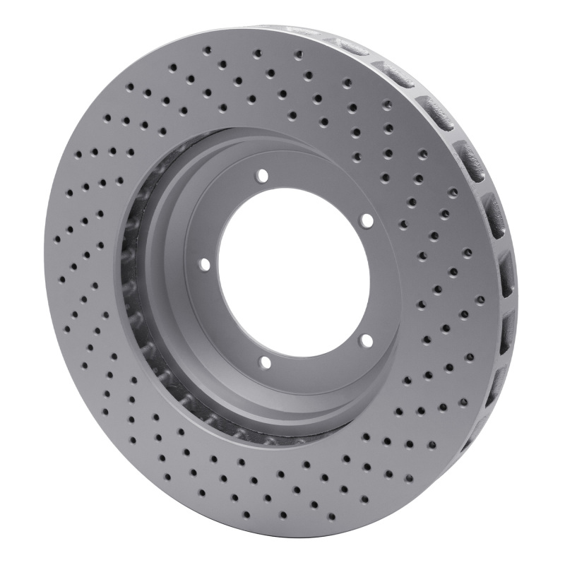 Picture of DFC 82-89 Porsche 911 Left Front Drilled GeoSPEC Coated Rotor