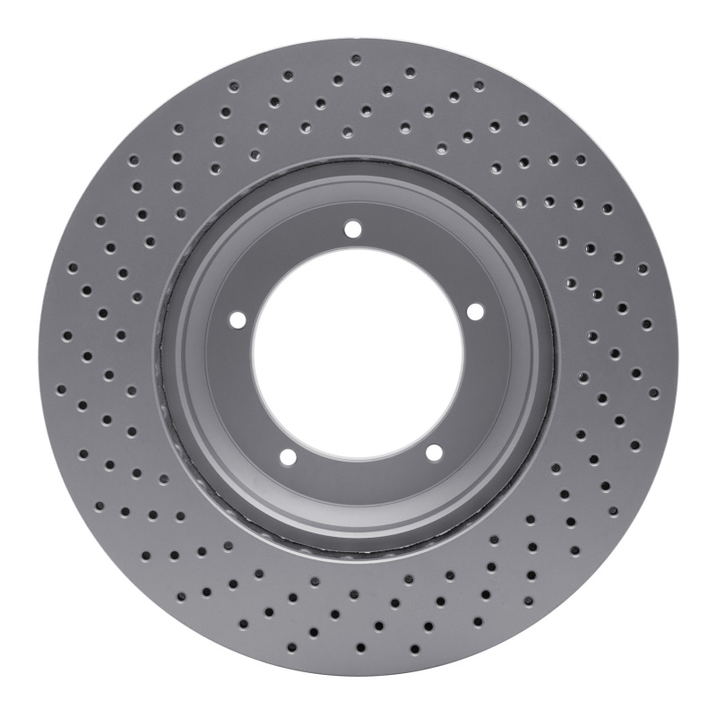 Picture of DFC 82-89 Porsche 911 Right Front Drilled GeoSPEC Coated Rotor