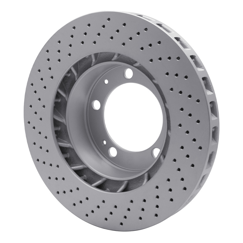 Picture of DFC 94-98 Porsche 911 Right Front Drilled GeoSPEC Coated Rotor