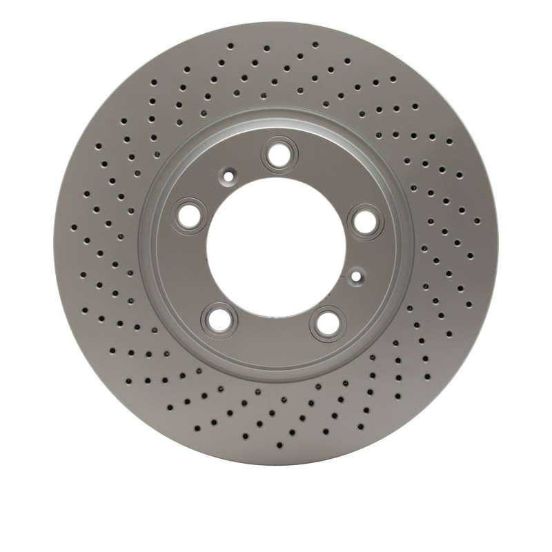 Picture of DFC 99-23 Porsche 718 Boxster Left Front Drilled GeoSPEC Coated Rotor
