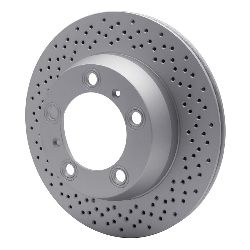 Picture of DFC 05-23 Porsche 718 Cayman Rear Drilled GeoSPEC Coated Rotor