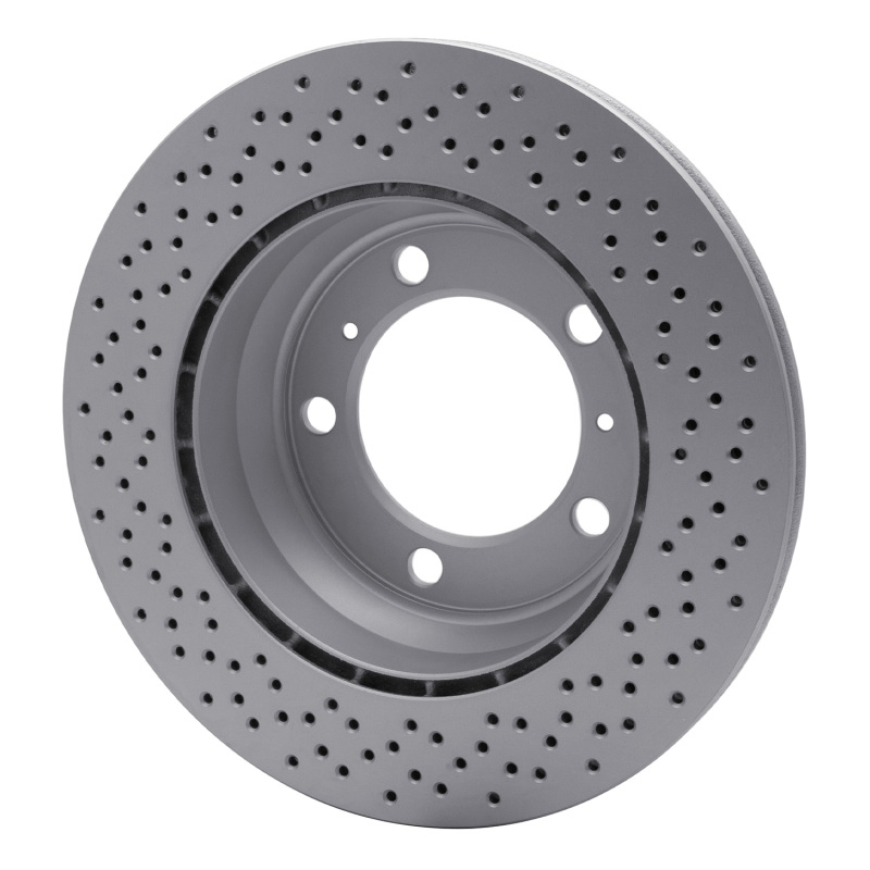 Picture of DFC 05-23 Porsche 718 Cayman Rear Drilled GeoSPEC Coated Rotor