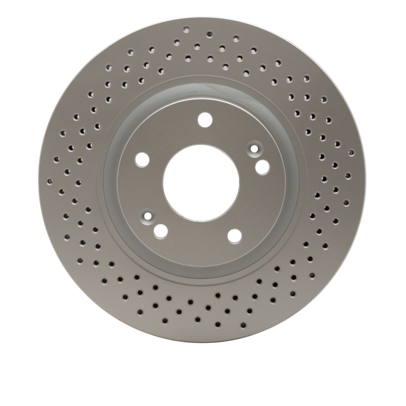 Picture of DFC 07-08 Hyundai Tiburon Front Drilled GeoSPEC Coated Rotor