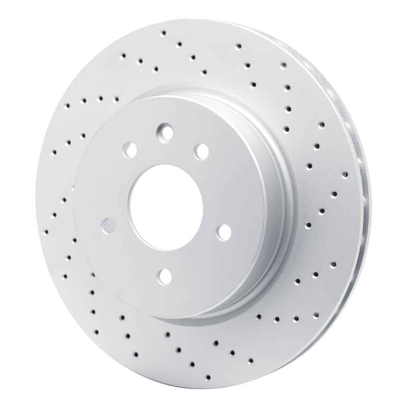 Picture of DFC 00-06 Jaguar XKR Rear Drilled GeoSPEC Coated Rotor