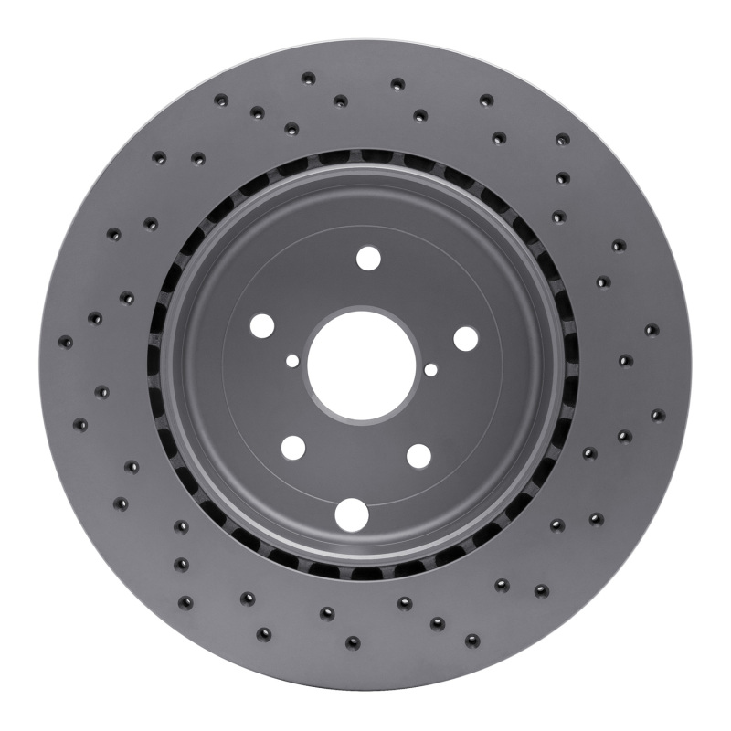 Picture of DFC 18-25 Subaru WRX Rear Drilled GeoSPEC Coated Rotor