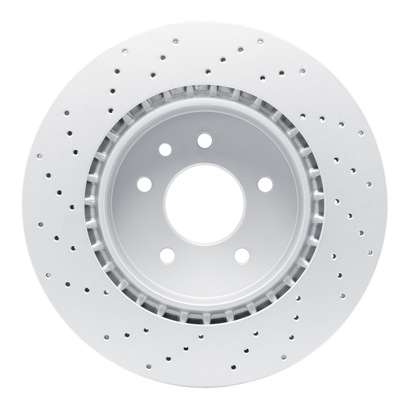 Picture of DFC 00-06 Jaguar XKR Rear Drilled GeoSPEC Coated Rotor