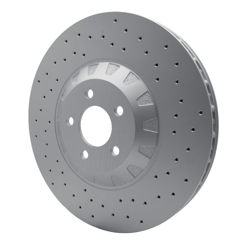 Picture of DFC 16-18 Ford Mustang Left Front Drilled GeoSPEC Coated Rotor