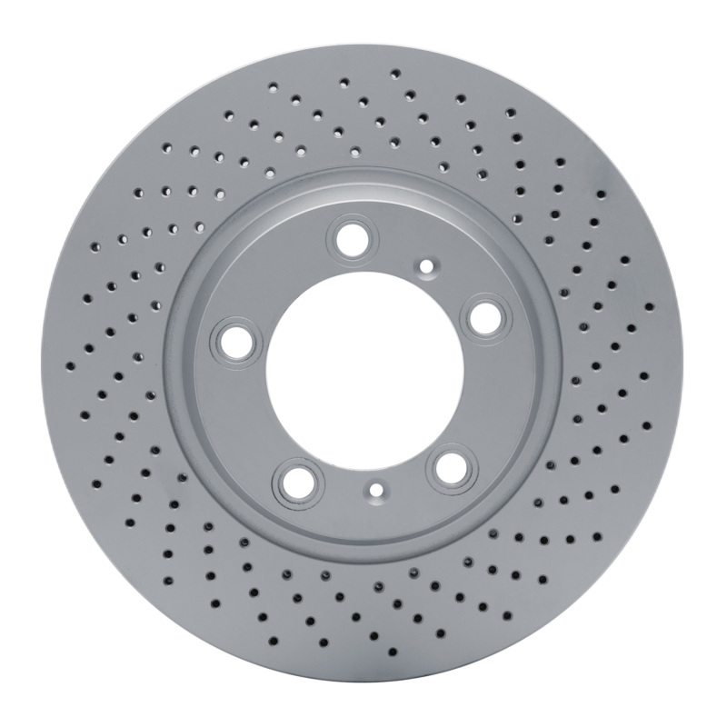 Picture of DFC 99-23 Porsche 911 Right Front Drilled Hi-Carbon Alloy Geomet Coated Rotor
