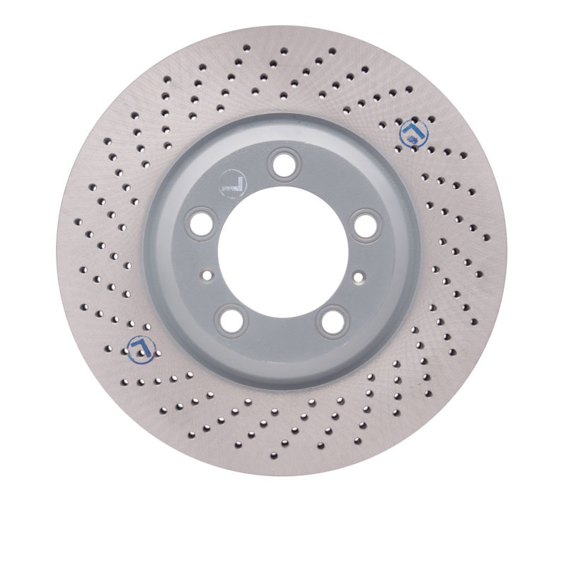 Picture of DFC 02-08 Porsche 911 Left Front Drilled Hi-Carbon Alloy Geomet Coated Rotor