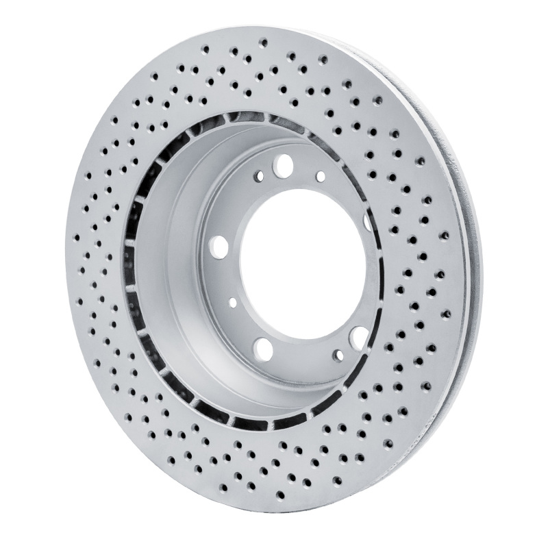 Picture of DFC 00-08 Porsche Boxster Rear Drilled Hi-Carbon Alloy Geomet Coated Rotor