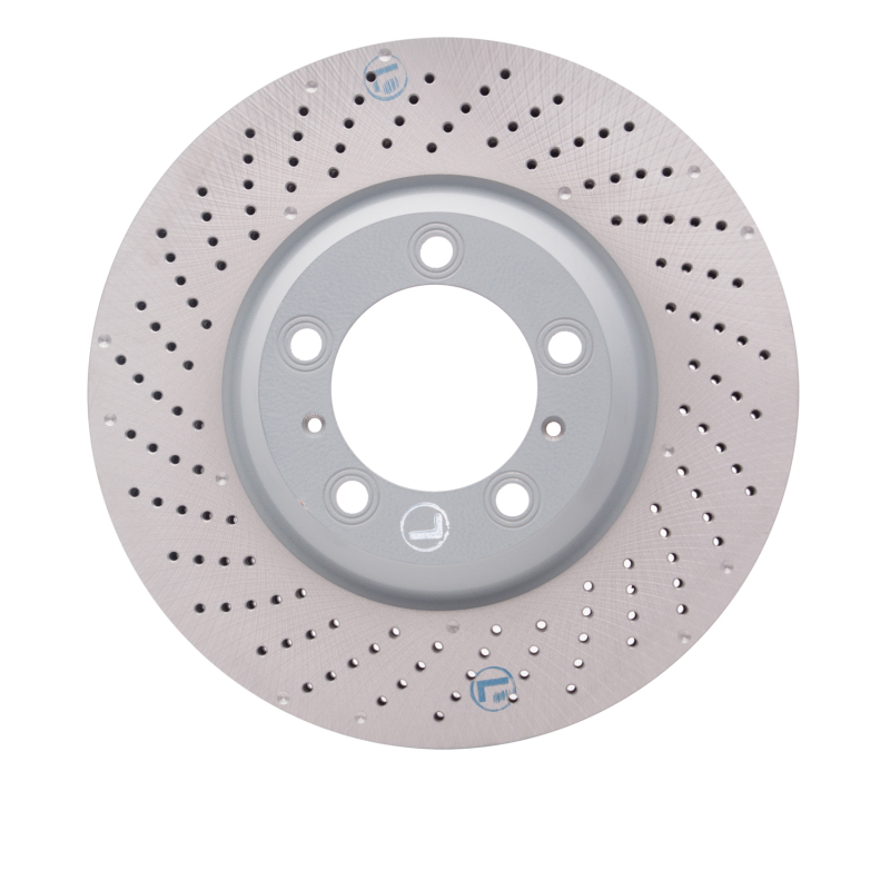 Picture of DFC 07-13 Porsche 911 Left Front Drilled Hi-Carbon Alloy Geomet Coated Rotor