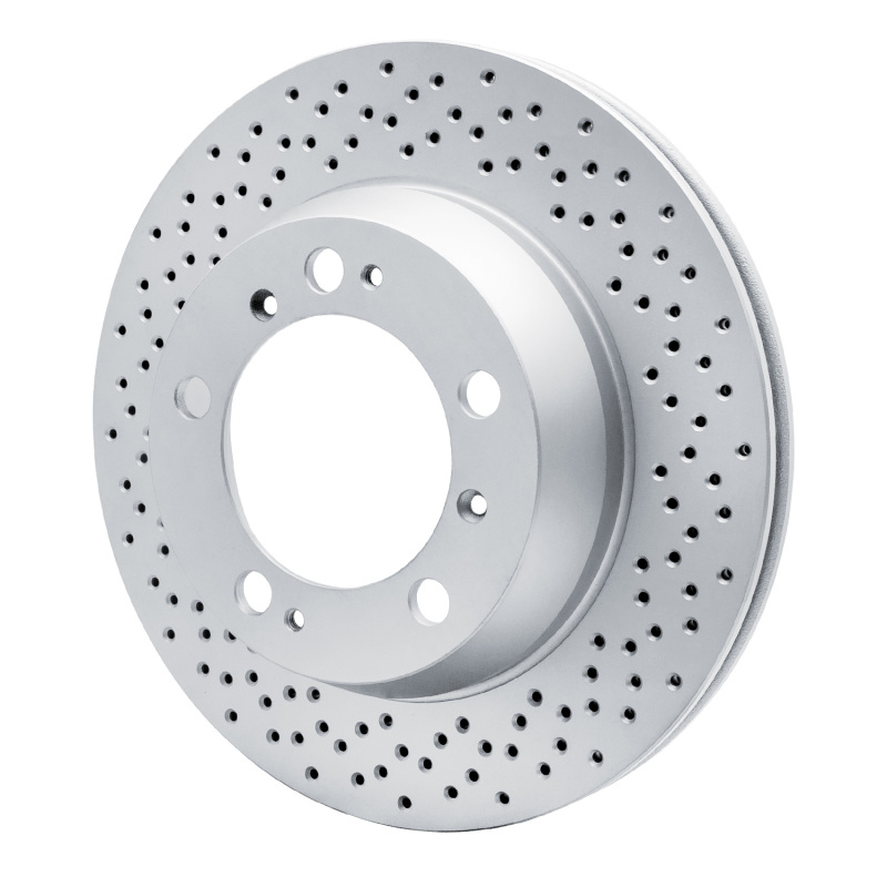 Picture of DFC 00-08 Porsche Boxster Rear Drilled Hi-Carbon Alloy Geomet Coated Rotor