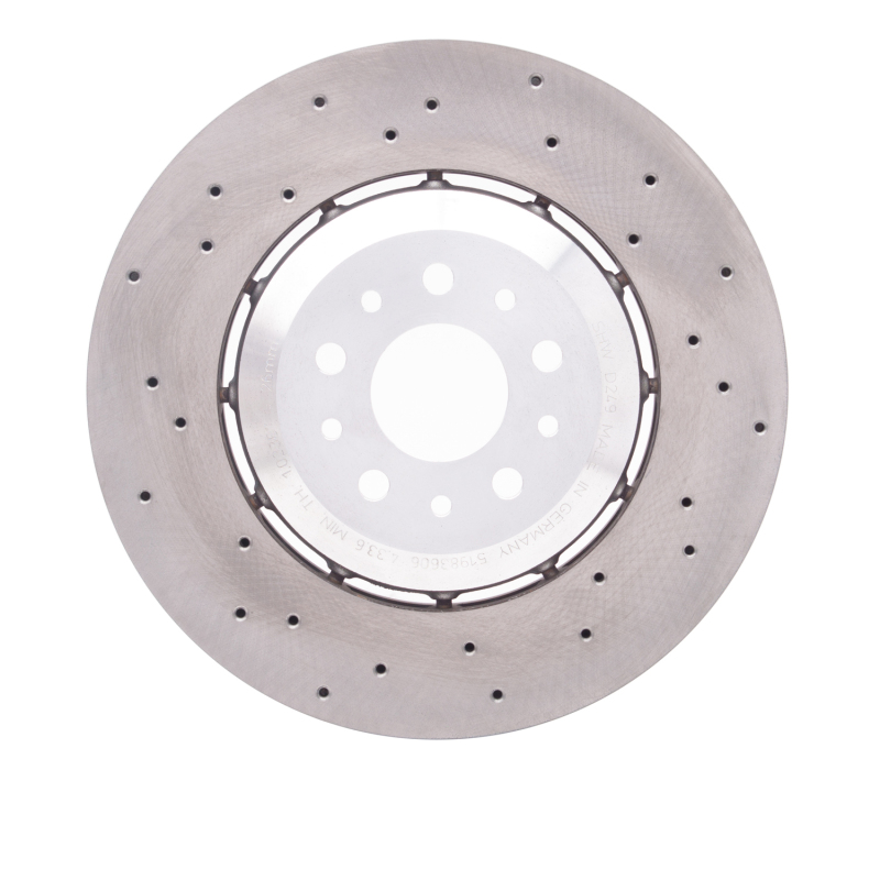 Picture of DFC 15-20 Alfa Romeo 4C Front Drilled Hi-Carbon Alloy Geomet Coated Rotor