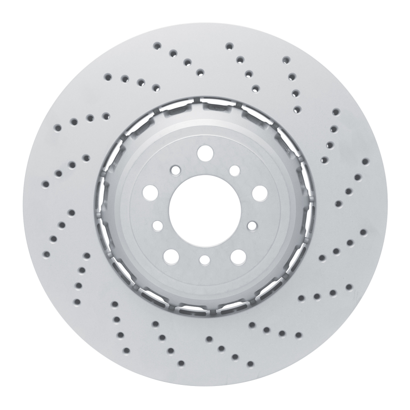Picture of DFC 12-19 BMW M6 Right Front Drilled Hi-Carbon Alloy Geomet Coated Rotor