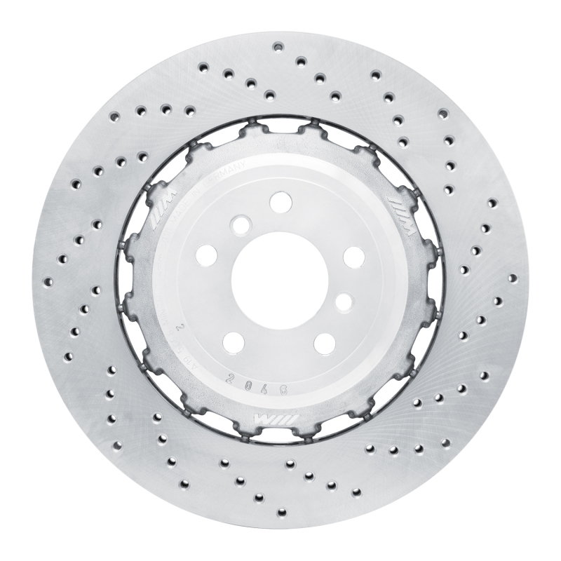 Picture of DFC 12-19 BMW M6 Right Rear Drilled Hi-Carbon Alloy Geomet Coated Rotor