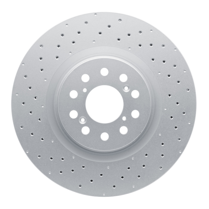 Picture of DFC 23-26 Honda Civic Hatchback Front Drilled Hi-Carbon Alloy Geomet Coated Rotor