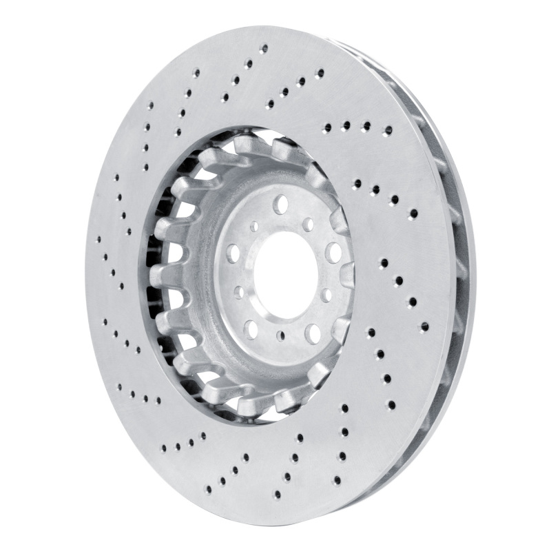 Picture of DFC 12-19 BMW M6 Gran Coupe Left Front Drilled Hi-Carbon Alloy Geomet Coated Rotor