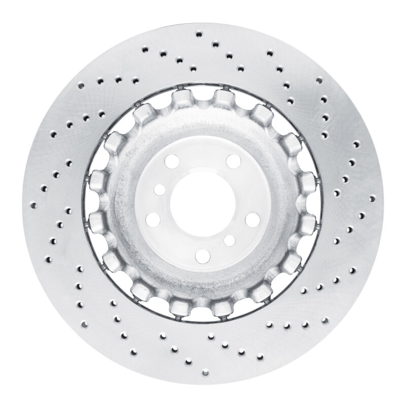 Picture of DFC 12-19 BMW M6 Left Rear Drilled Hi-Carbon Alloy Geomet Coated Rotor